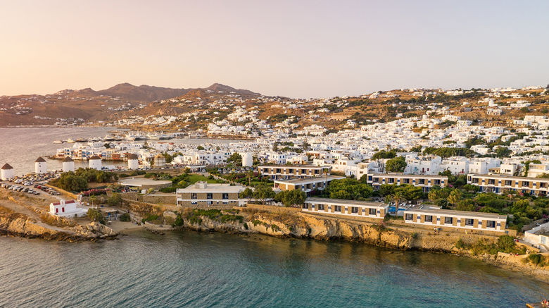 Mykonos Theoxenia Hotel, a Design Hotel Exterior. Images powered by <a href="https://www.leonardoworldwide.com" target="_blank" rel="noopener">Leonardo</a>.