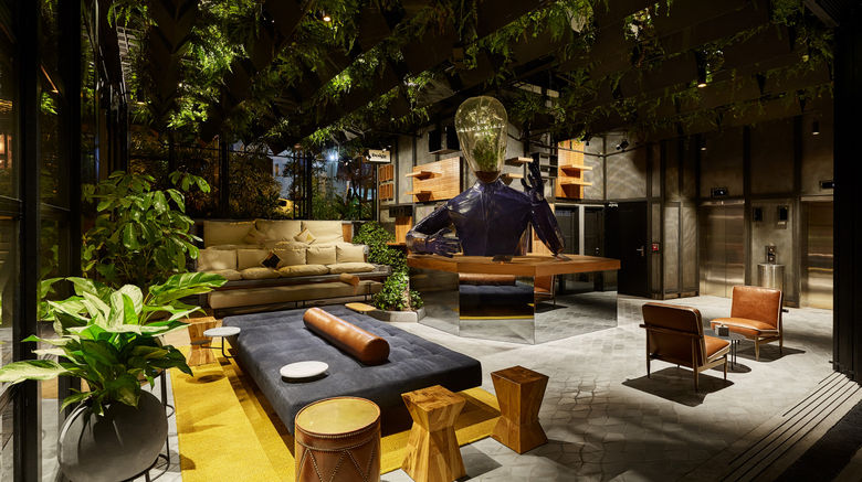 <b>The Click Clack Hotel Medellin Lobby</b>. Images powered by <a href="https://www.leonardoworldwide.com/" title="Leonardo Worldwide" target="_blank">Leonardo</a>.
