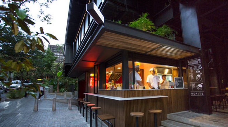 <b>The Click Clack Hotel Medellin Restaurant</b>. Images powered by <a href="https://www.leonardoworldwide.com/" title="Leonardo Worldwide" target="_blank">Leonardo</a>.