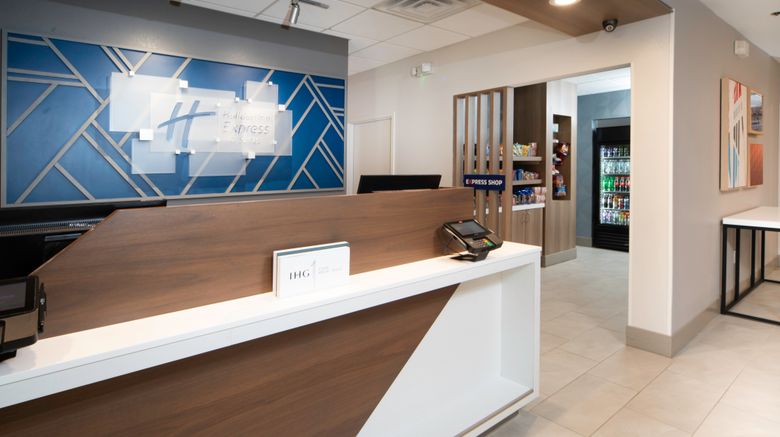 <b>Holiday Inn Express Lobby</b>. Images powered by <a href="https://www.leonardoworldwide.com/" title="Leonardo Worldwide" target="_blank">Leonardo</a>.