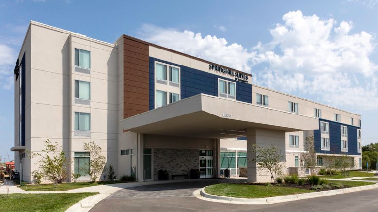SpringHill Suites Kansas City Airport Exterior. Images powered by <a href="https://www.leonardoworldwide.com" target="_blank" rel="noopener">Leonardo</a>.