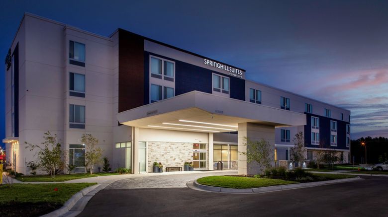 <b>SpringHill Suites Kansas City Airport Exterior</b>. Images powered by <a href="https://www.leonardoworldwide.com/" title="Leonardo Worldwide" target="_blank">Leonardo</a>.