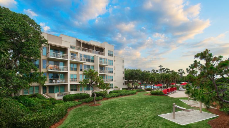 <b>Marriott's Monarch at Sea Pines Exterior</b>. Images powered by <a href="https://www.leonardoworldwide.com/" title="Leonardo Worldwide" target="_blank">Leonardo</a>.