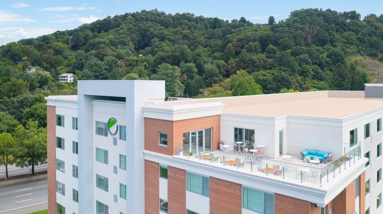 <b>Element Asheville Downtown Exterior</b>. Images powered by <a href="https://www.leonardoworldwide.com/" title="Leonardo Worldwide" target="_blank">Leonardo</a>.