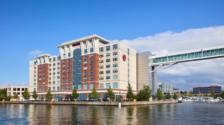 <b>Sheraton Erie Bayfront Hotel Exterior</b>. Images powered by <a href="https://www.leonardoworldwide.com/" title="Leonardo Worldwide" target="_blank">Leonardo</a>.