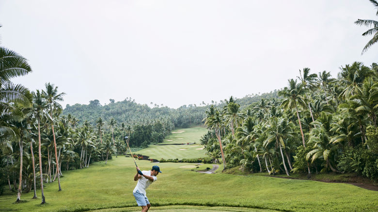 <b>COMO Laucala Island Resort Golf</b>. Images powered by <a href="https://www.leonardoworldwide.com/" title="Leonardo Worldwide" target="_blank">Leonardo</a>.