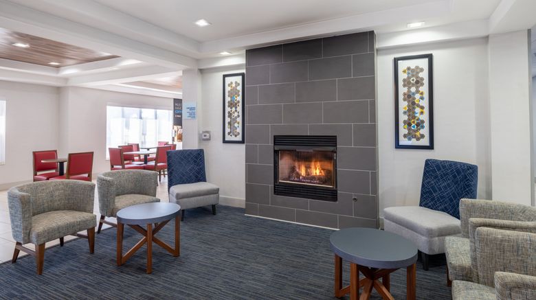 <b>Holiday Inn Express Gas City Lobby</b>. Images powered by <a href="https://www.leonardoworldwide.com/" title="Leonardo Worldwide" target="_blank">Leonardo</a>.