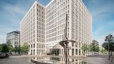 <b>Berlin Marriott Hotel Exterior</b>. Images powered by <a href="https://www.leonardoworldwide.com/" title="Leonardo Worldwide" target="_blank">Leonardo</a>.