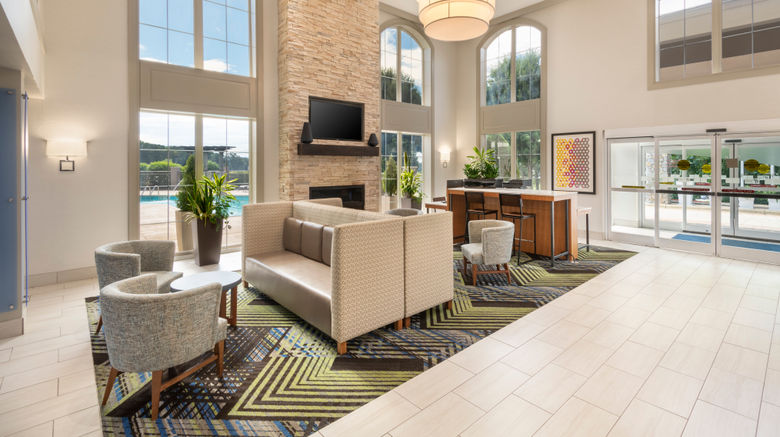 <b>Holiday Inn Express & Stes Asheville SW Lobby</b>. Images powered by <a href="https://www.leonardoworldwide.com/" title="Leonardo Worldwide" target="_blank">Leonardo</a>.