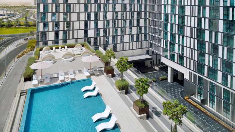 <b>Holiday Inn Dubai Al-Maktoum Airport Pool</b>. Images powered by <a href="https://www.leonardoworldwide.com/" title="Leonardo Worldwide" target="_blank">Leonardo</a>.