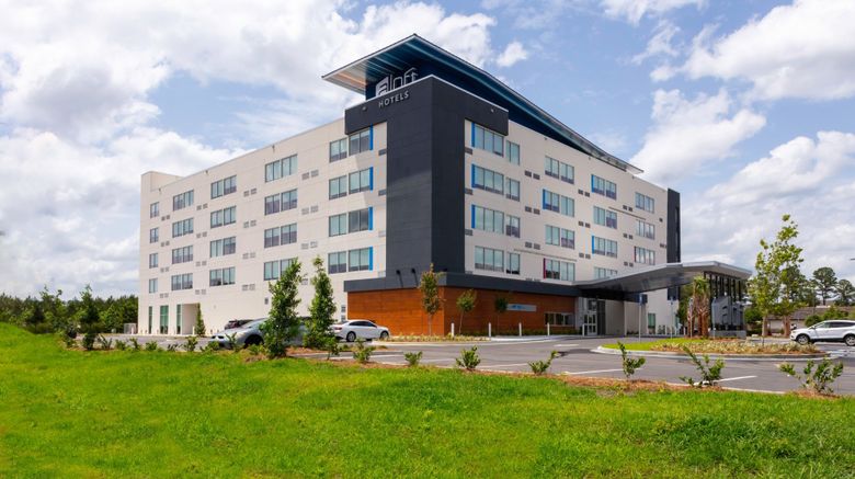 <b>Aloft Savannah Airport Exterior</b>. Images powered by <a href="https://www.leonardoworldwide.com/" title="Leonardo Worldwide" target="_blank">Leonardo</a>.