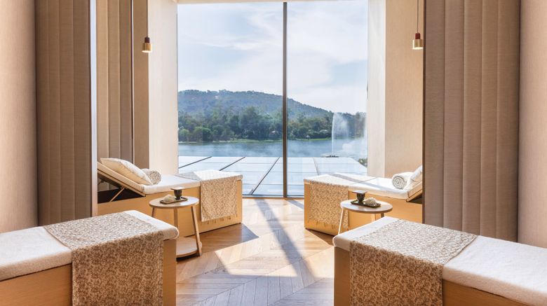 <b>Taj Lakefront Bhopal Spa</b>. Images powered by <a href="https://www.leonardoworldwide.com/" title="Leonardo Worldwide" target="_blank">Leonardo</a>.