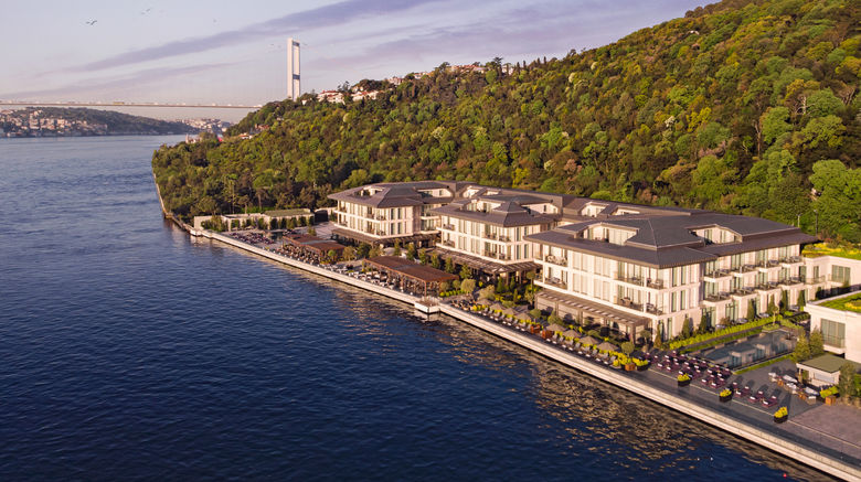 Mandarin Oriental Bosphorus Exterior. Images powered by <a href=https://www.travelweekly.com/Hotels/Istanbul/
