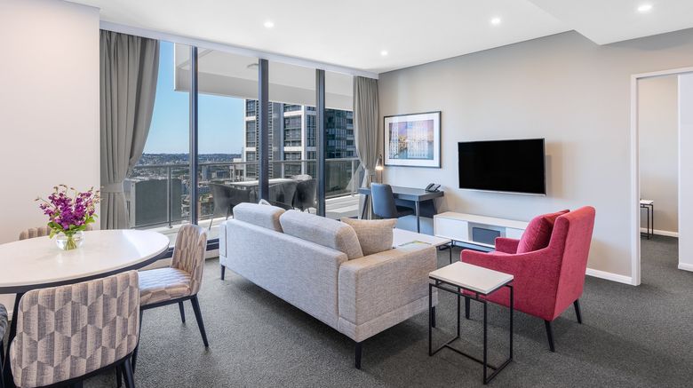 <b>Meriton Suites Kent Street Suite</b>. Images powered by <a href="https://www.leonardoworldwide.com/" title="Leonardo Worldwide" target="_blank">Leonardo</a>.