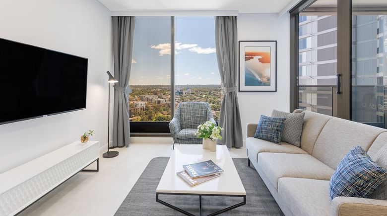 <b>Meriton Suites George St Suite</b>. Images powered by <a href="https://www.leonardoworldwide.com/" title="Leonardo Worldwide" target="_blank">Leonardo</a>.