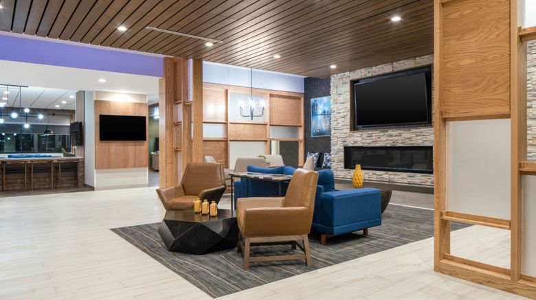 <b>Fairfield Inn & Suites South Denton Area Lobby</b>. Images powered by <a href="https://www.leonardoworldwide.com/" title="Leonardo Worldwide" target="_blank">Leonardo</a>.