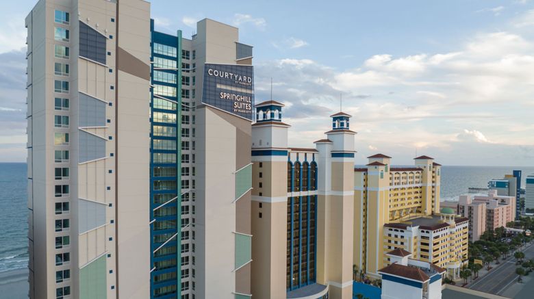 <b>SpringHill Stes Myrtle Beach Oceanfront Exterior</b>. Images powered by <a href="https://www.leonardoworldwide.com/" title="Leonardo Worldwide" target="_blank">Leonardo</a>.