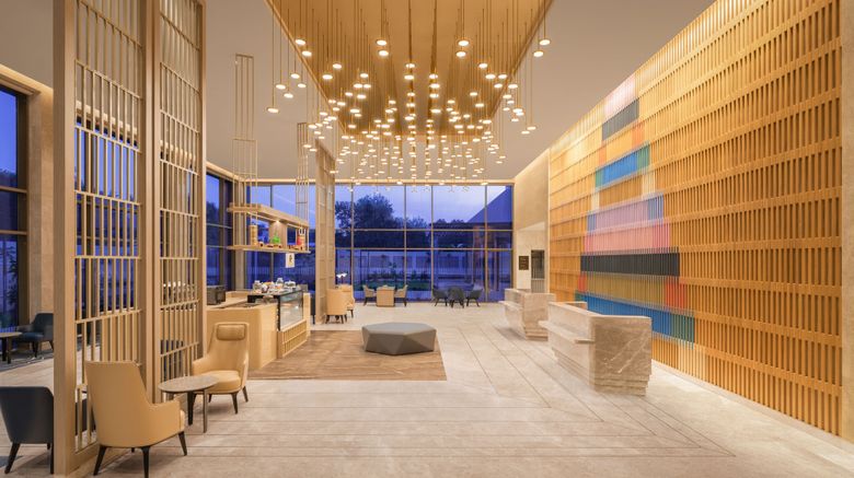 <b>Courtyard by Marriott Tiruchirappalli Lobby</b>. Images powered by <a href="https://www.leonardoworldwide.com/" title="Leonardo Worldwide" target="_blank">Leonardo</a>.