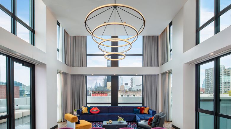 <b>Moxy NYC Lower East Side Suite</b>. Images powered by <a href="https://www.leonardoworldwide.com/" title="Leonardo Worldwide" target="_blank">Leonardo</a>.