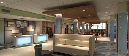 Holiday Inn Express Bainbridge Lobby