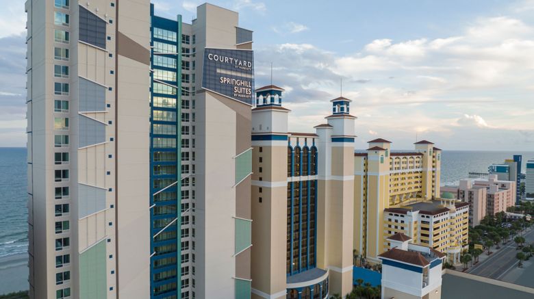 <b>Courtyard Myrtle Beach Oceanfront Exterior</b>. Images powered by <a href="https://www.leonardoworldwide.com/" title="Leonardo Worldwide" target="_blank">Leonardo</a>.