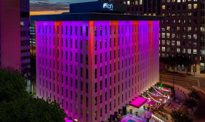 aloft Orlando Downtown Exterior