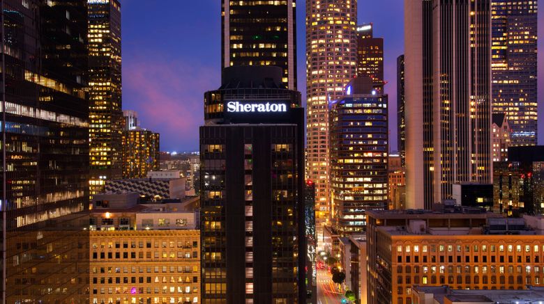 Sheraton Grand Los Angeles Exterior. Images powered by <a href="https://www.leonardoworldwide.com" target="_blank" rel="noopener">Leonardo</a>.