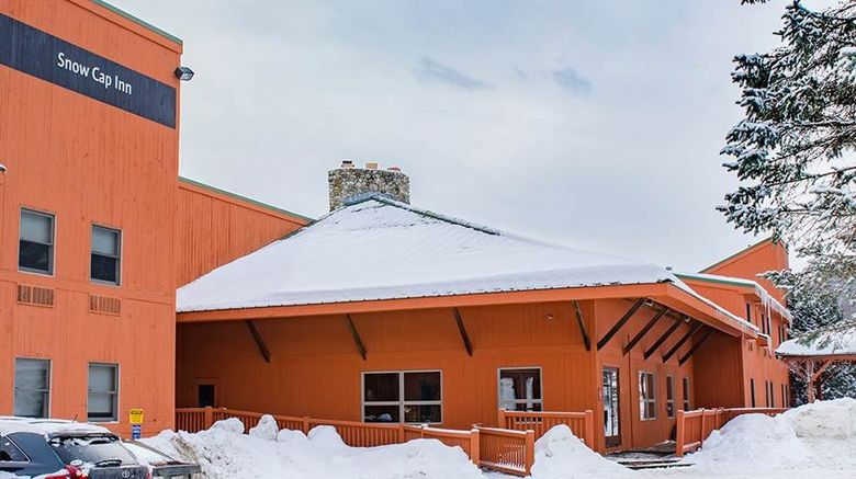 Snow Cap Inn Exterior. Images powered by <a href="https://www.leonardoworldwide.com" target="_blank" rel="noopener">Leonardo</a>.