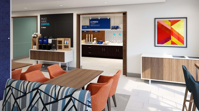 <b>Holiday Inn Express Evansville West Restaurant</b>. Images powered by <a href="https://www.leonardoworldwide.com/" title="Leonardo Worldwide" target="_blank">Leonardo</a>.