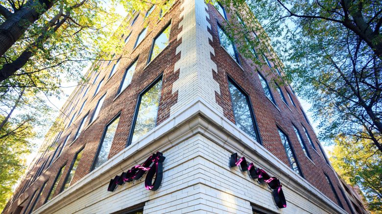 <b>Moxy Richmond Downtown Exterior</b>. Images powered by <a href="https://www.leonardoworldwide.com/" title="Leonardo Worldwide" target="_blank">Leonardo</a>.