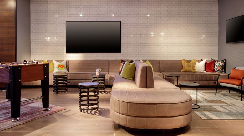 <b>Moxy Richmond Downtown Lobby</b>. Images powered by <a href="https://www.leonardoworldwide.com/" title="Leonardo Worldwide" target="_blank">Leonardo</a>.