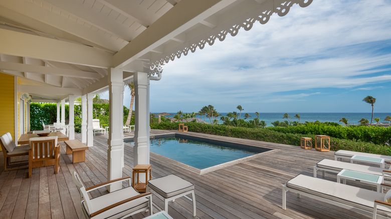 Rosewood Le Guanahani Exterior. Images powered by <a href=https://www.travelweekly.com/Hotels/Grand-Cul-de-Sac-St-Barthelemy/