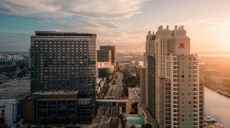 <b>JW Marriott Tampa Water Street Exterior</b>. Images powered by <a href="https://www.leonardoworldwide.com/" title="Leonardo Worldwide" target="_blank">Leonardo</a>.