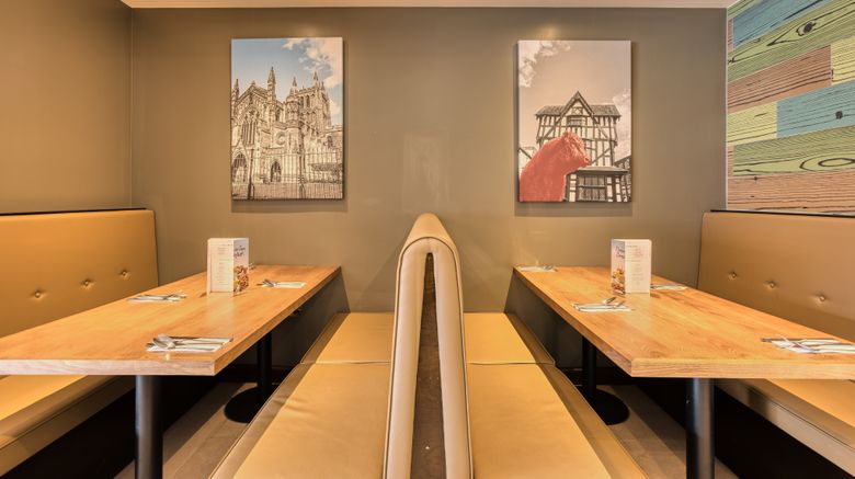 <b>Premier Inn Hereford City Centre Hotel Restaurant</b>. Images powered by <a href="https://www.leonardoworldwide.com/" title="Leonardo Worldwide" target="_blank">Leonardo</a>.