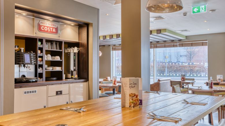 <b>Premier Inn Hereford City Centre Hotel Restaurant</b>. Images powered by <a href="https://www.leonardoworldwide.com/" title="Leonardo Worldwide" target="_blank">Leonardo</a>.