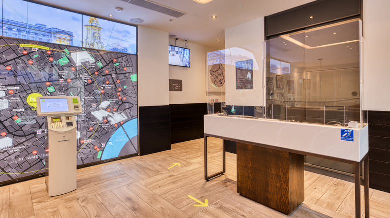 <b>hub by Premier Inn London Soho hotel Lobby</b>. Images powered by <a href="https://www.leonardoworldwide.com/" title="Leonardo Worldwide" target="_blank">Leonardo</a>.