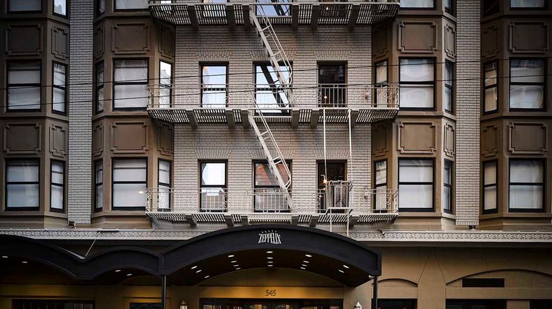 Hotel Zeppelin San Francisco Exterior. Images powered by <a href="https://www.leonardoworldwide.com" target="_blank" rel="noopener">Leonardo</a>.
