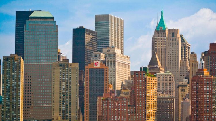 New York Marriott Downtown Exterior