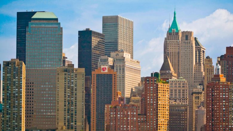<b>New York Marriott Downtown Exterior</b>. Images powered by <a href="https://www.leonardoworldwide.com/" title="Leonardo Worldwide" target="_blank">Leonardo</a>.
