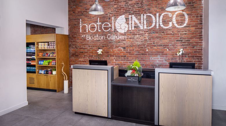 <b>Hotel Indigo Boston Garden Lobby</b>. Images powered by <a href="https://www.leonardoworldwide.com/" title="Leonardo Worldwide" target="_blank">Leonardo</a>.