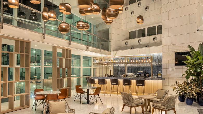 <b>Crowne Plaza Caparica Lisbon Lobby</b>. Images powered by <a href="https://www.leonardoworldwide.com/" title="Leonardo Worldwide" target="_blank">Leonardo</a>.