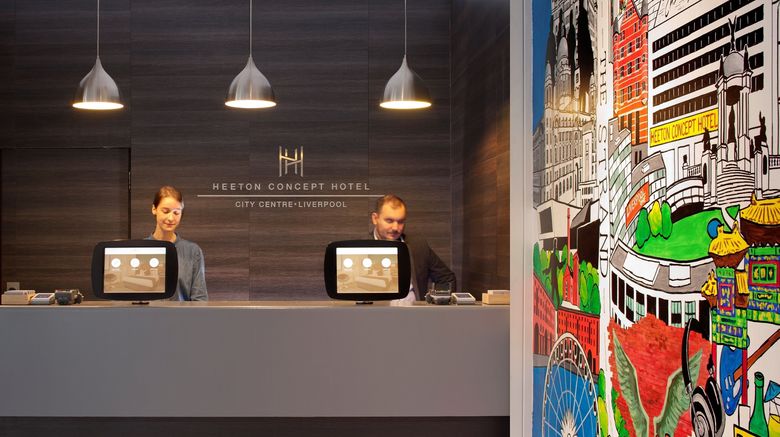 <b>Heeton Concept Hotel Liverpool Lobby</b>. Images powered by <a href="https://www.leonardoworldwide.com/" title="Leonardo Worldwide" target="_blank">Leonardo</a>.