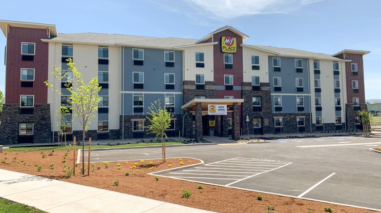 My Place Hotel-Medford Exterior. Images powered by <a href="https://www.leonardoworldwide.com" target="_blank" rel="noopener">Leonardo</a>.