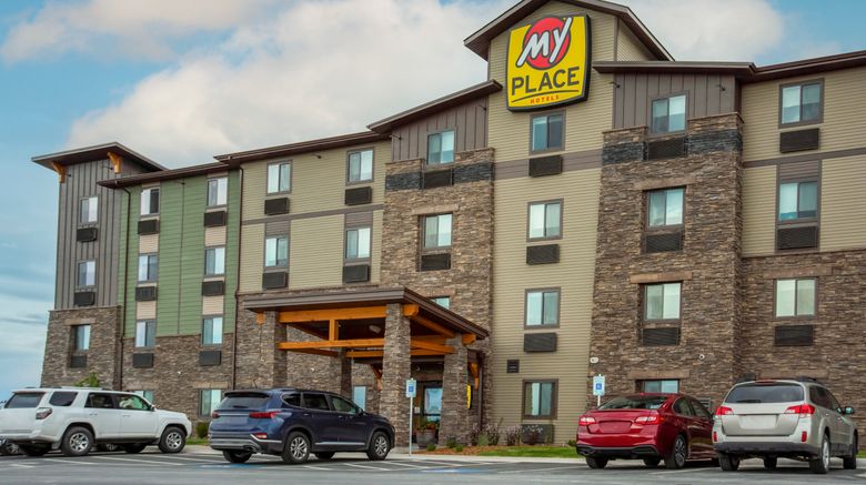 My Place Hotel-Boise/Nampa Exterior. Images powered by <a href="https://www.leonardoworldwide.com" target="_blank" rel="noopener">Leonardo</a>.