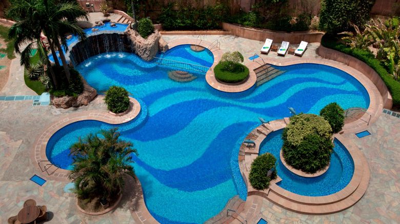 <b>Sheraton New Delhi Hotel Pool</b>. Images powered by <a href="https://www.leonardoworldwide.com/" title="Leonardo Worldwide" target="_blank">Leonardo</a>.