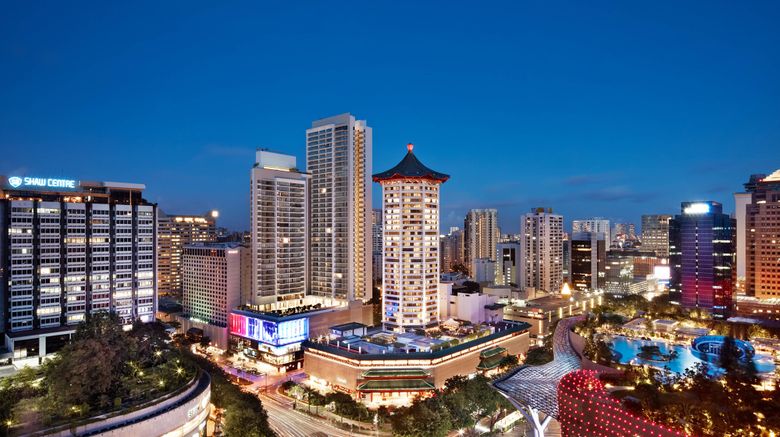 Singapore Marriott Tang Plaza Hotel Exterior. Images powered by <a href="https://www.leonardoworldwide.com" target="_blank" rel="noopener">Leonardo</a>.