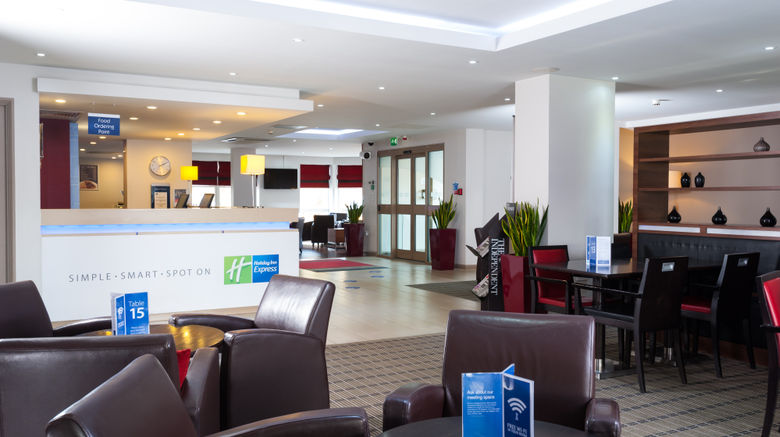 <b>Holiday Inn Express Swindon West Lobby</b>. Images powered by <a href="https://www.leonardoworldwide.com/" title="Leonardo Worldwide" target="_blank">Leonardo</a>.