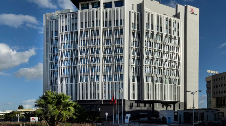 <b>Tunis Marriott Hotel Exterior</b>. Images powered by <a href="https://www.leonardoworldwide.com/" title="Leonardo Worldwide" target="_blank">Leonardo</a>.