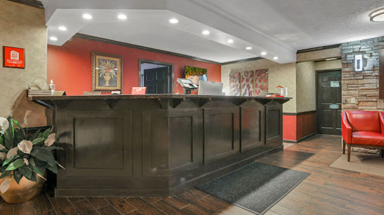 <b>Red Roof Inn Uhrichsville Lobby</b>. Images powered by <a href="https://www.leonardoworldwide.com/" title="Leonardo Worldwide" target="_blank">Leonardo</a>.