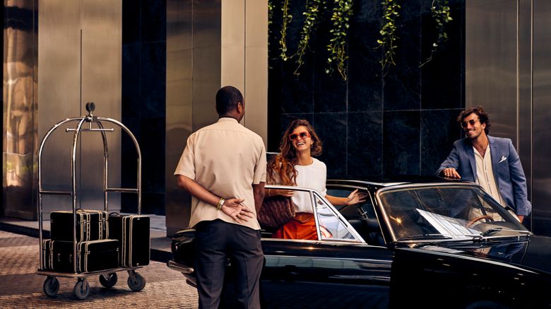 Four Seasons Hotel Miami Exterior. Images powered by <a href="https://www.leonardoworldwide.com" target="_blank" rel="noopener">Leonardo</a>.